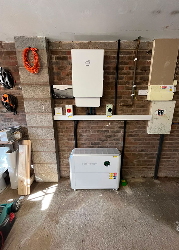 battery storage install by Underwood Electrical in Newcastle-under-Lyme area image 2